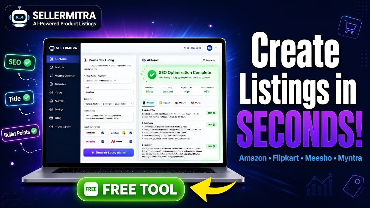 Sellermitra Demo - AI Product Listing Generator