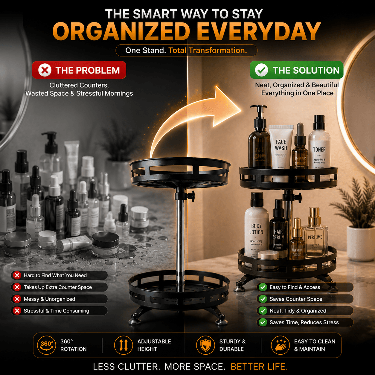 AI generated problem/solution product image example