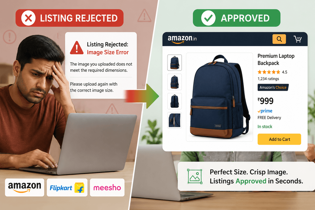 Free Image Resizer for Amazon, Flipkart & Meesho: Get Your Listings Approved in Seconds